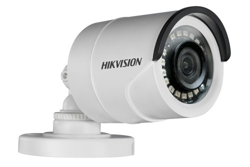 DS-2CE16D3T-I3PF - 2MP Уличная цилиндрическая высокочувствительная HD-TVI-камера с ИК-подсветкой, на кронштейне (исполнение - пластик).