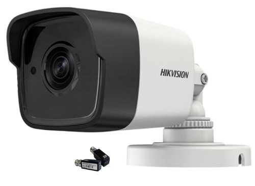 DS-2CE16F7T-IT (3.6 мм) + DS-1H18 HD - Комплект 3MP уличной цилиндрической HD-TVI-камеры с EXIR* ИК-подсветкой на кронштейне и видеобаллунов.