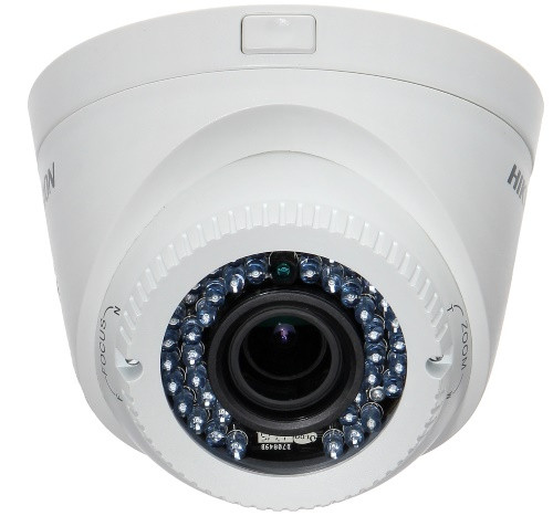 DS-2CE56D1T-IR3Z - 2MP Уличная купольная варифокальная (моторизованный) HD-TVI-камера видеонаблюдения с
