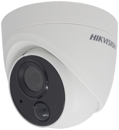DS-2CE71H0T-PIRL - 5MP Уличная купольная HD-TVI камера видеонаблюдения с EXIR* ИК-подсветкой, PIR-детекцией и