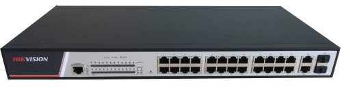 DS-3E2326P - 24-х портовый управляемый PoE-свитч.