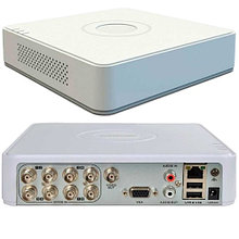 DS-7108HQHI-K1 - 8-ми канальный гибридный видеорегистратор с разрешением записи до 4 MP на канал.