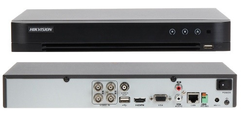 DS-7204HQHI-K1/P - 4-х канальный гибридный видеорегистратор с разрешением записи до 4 MP на канал и поддержкой