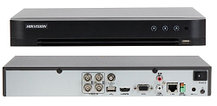 DS-7204HQHI-K1/P - 4-х канальный гибридный видеорегистратор с разрешением записи до 4 MP на канал и поддержкой