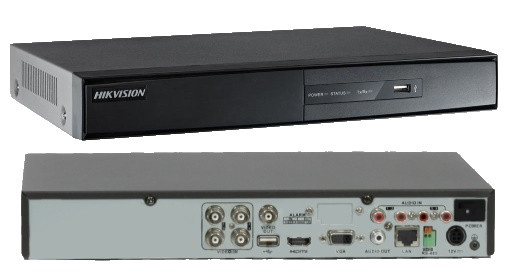 Видеорегистратор гибридный DS-7204HQHI-F1/N 4 канала до 3MP на канал Обновлённая модель