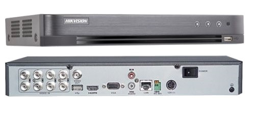 DS-7208HQHI-K2 - 8-ми канальный гибридный видеорегистратор с разрешением записи до 4MP на канал, с 2