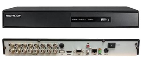 DS-7216HGHI-F2 - 16-ти канальный гибридный видеорегистратор с разрешением записи до 1080 р на канал, с 2-мя