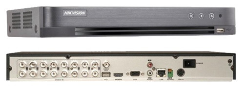 DS-7216HQHI-K2 - 16-ти канальный гибридный видеорегистратор с разрешением записи до 4MP на канал, с 2 SATA-интерфейсами.
