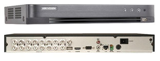 DS-7216HQHI-K2 - 16-ти канальный гибридный видеорегистратор с разрешением записи до 4MP на канал, с 2