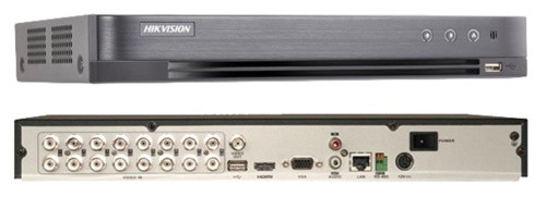 Видеорегистратор гибридный DS-7216HQHI-K2 16 каналов до 4MP на канал, с 2 SATA-интерфейсами