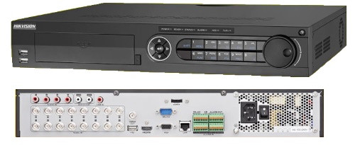 Видеорегистратор гибридный DS-7316HQHI-K4 16 каналов до 4MP на канал, с 4 SATA-интерфейсами