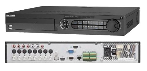DS-7324HUHI-K4 - 24-х канальный гибридный видеорегистратор с разрешением записи до 8 MP на канал, с 4