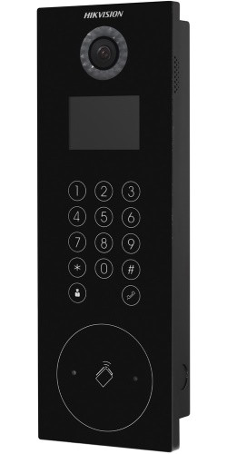 DS-KD8102-V - 1.3MP Многоабонентская вызывная IP-панель видеодомофона с цветным дисплеем.