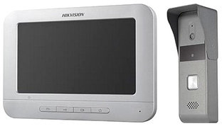 DS-KIS203 - Комплект видеодомофона DS-KB2421-IM (вызывная панель) + DS-KH2220 (монитор 7“)