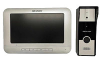 Домофон комплект DS-KIS202T DS-KB2411T-IM (вызывная панель) + DS-KH2220 (монитор 7“)