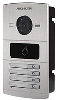 DS-KV8402-IM - 1.3MP вызывная IP-панель видеодомофона на четырёх абонентовс ИК-подсветкой.