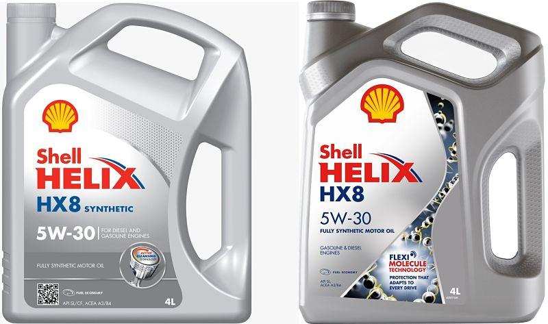 Моторное масло синтетика Shell HELIX HX8 Synthetic 5w-30 4л - фото 2 - id-p65765657