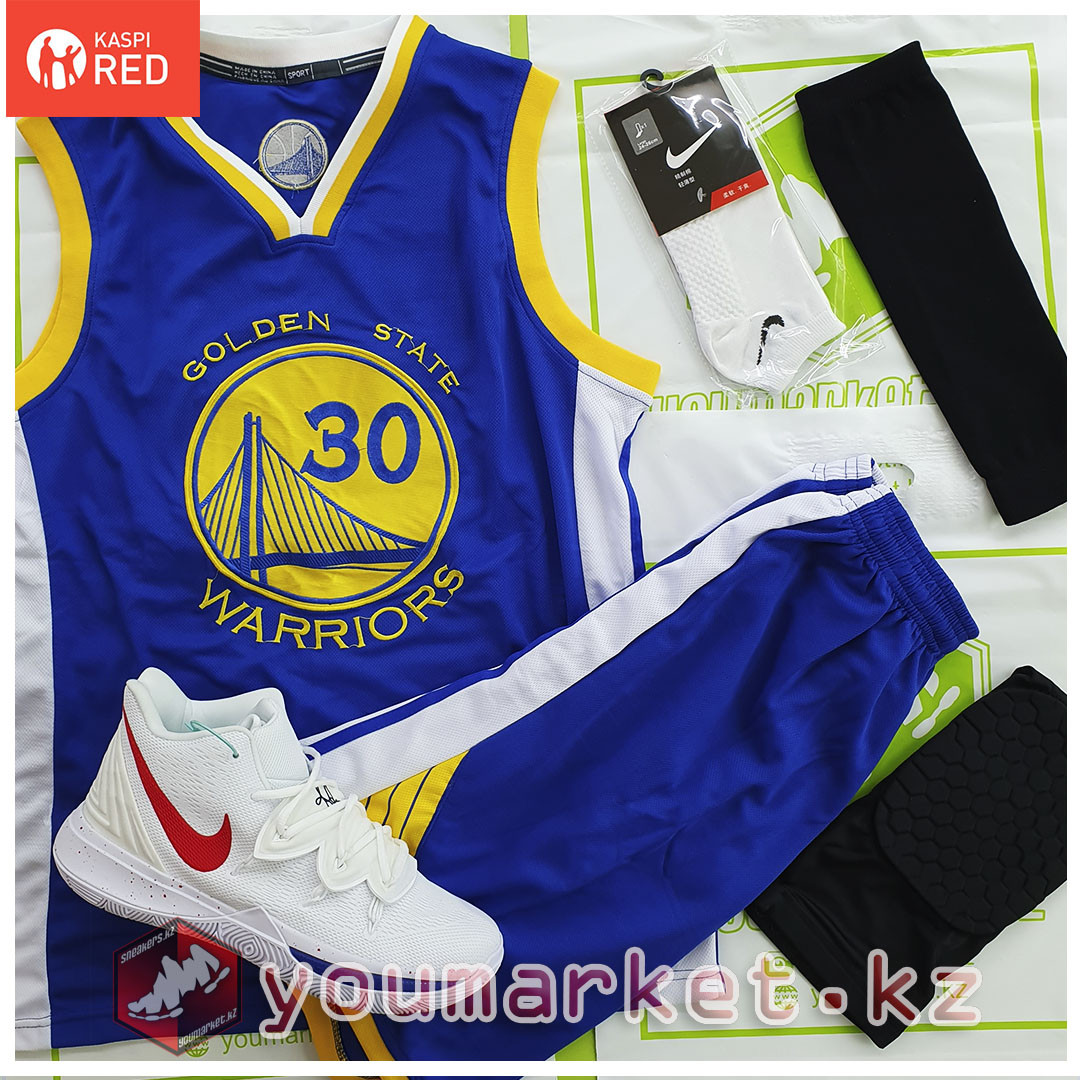 Баскетбольная форма Golden State Warriors игрок "Steph" Curry (Стеф Карри) ( вышивка ) - фото 1 - id-p65765890