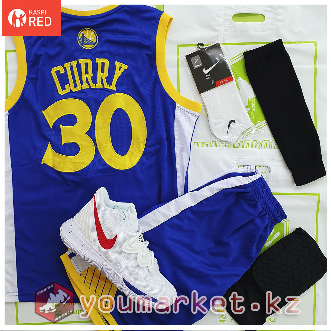 Баскетбольная форма Golden State Warriors игрок "Steph" Curry (Стеф Карри) ( вышивка ) - фото 2 - id-p65765890