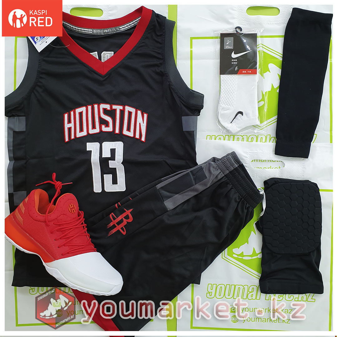 Баскетбольная форма «Хьюстон Рокетс» (Houston Rockets) игрок Джеймс Харден (James Edward Harden) - фото 1 - id-p65765920
