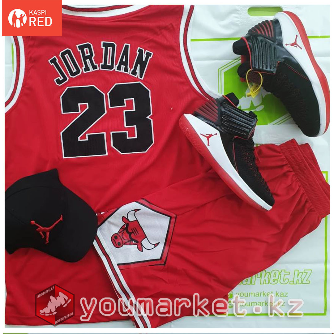 Баскетбольная форма «Чикаго Буллз» (Chicago Bulls) игрок Майкл Джо́рдан (Michael Jordan) - фото 1 - id-p65776569