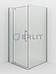Душевое ограждение - Erlit ER10109H- C1 900х900х2000 (без поддона) светлое стекло, фото 3