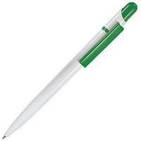 MIR, ручка шариковая, зеленый/белый, пластик, Зеленый, -, 123 15
