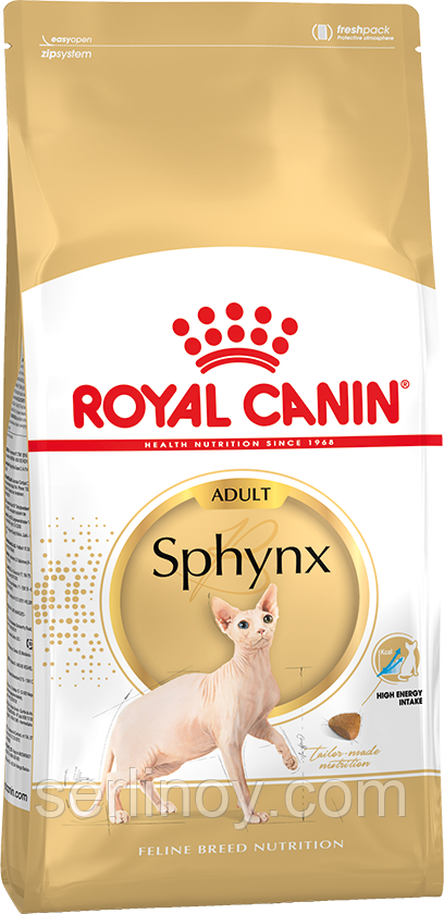 Royal Canin Sphynx сухой корм для кошек породы сфинкс