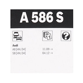 BOSCH Комплект стеклоочистителей Aerotwin 680/515mm (A 586 S) Audi A8 09>, фото 4