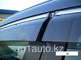Ветровики/Дефлекторы боковых окон на Nissan Navara/Ниссан Навара 2005 - 2012, фото 3