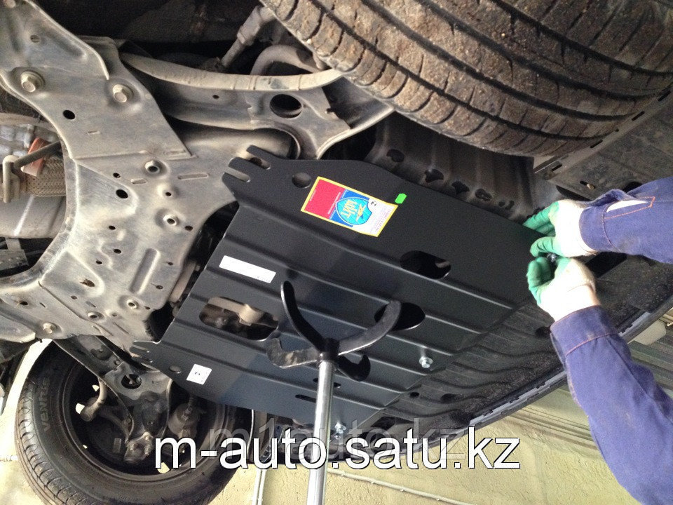 Защита картера двигателя и кпп на Mazda 5/Мазда 5 2005-2010 - фото 7 - id-p5221694