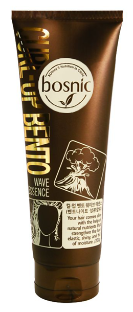 Увлажняющая эссенция для волос с бентонитом Bosnic Curl-Up Bento Wave Essence