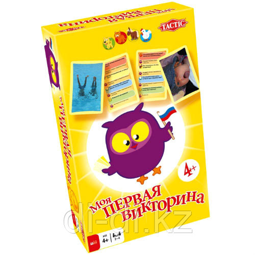 Tactic Games Настольная игра Моя Первая викторина/компактная версия