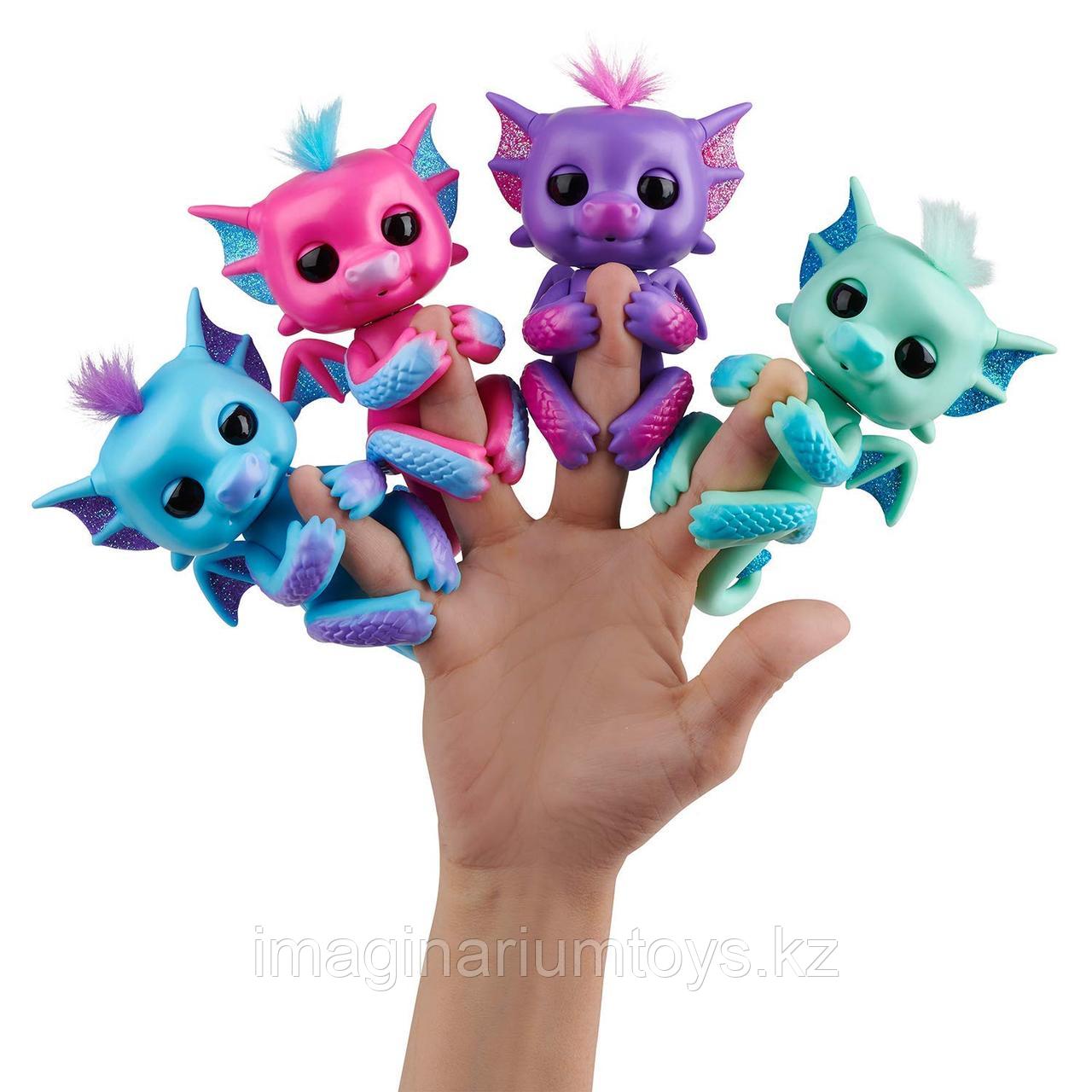 Fingerlings Интерактивный Дракон фиолетовый - фото 4 - id-p65788171