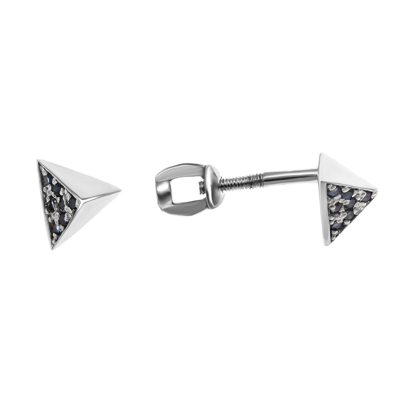 Серебряные серьги с Teosa 121-1434-nSP
