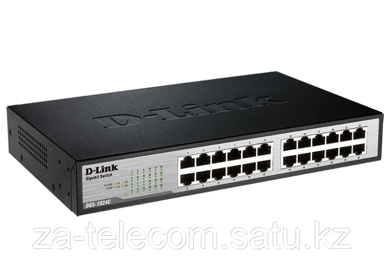 D-Link DGS-1024C/B1A Коммутатор неупр-ый гигабитный 24 порта