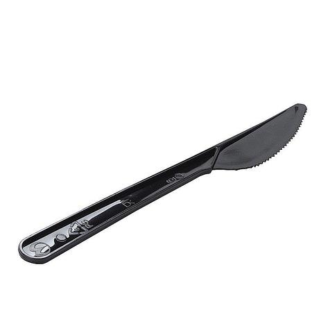 Нож Черный,180 мм,  ПС, 10 шт, фото 2