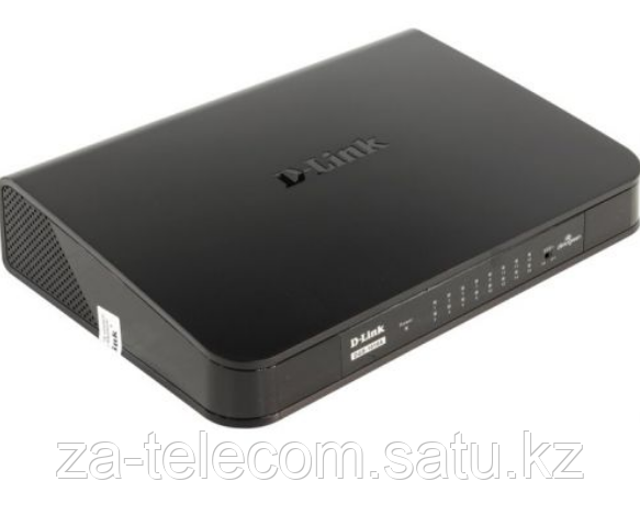 D-Link DGS-1016A Коммутатор неуправляемый гигабитный 16-ти портовый UTP 10/100/1000Мбит/ Пластиковый