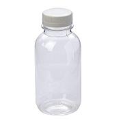 ПЭТ бутылка прозрачн., 0.30 л, h 138 мм, d 62,5 мм, с крышкой, широкое горло, 100 шт