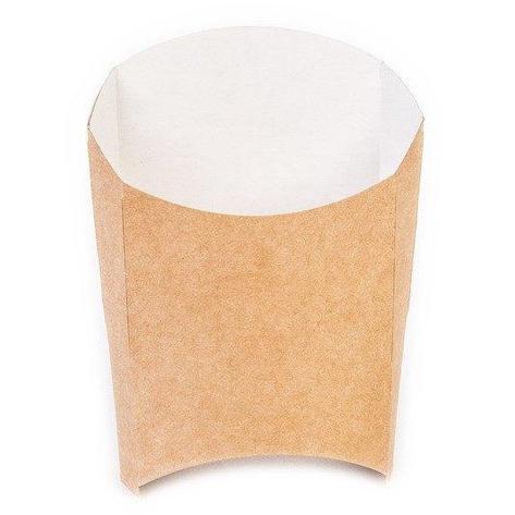 Коробка д/картоф фри ECO FRY M крафт 50х105х110мм, 1000 шт, фото 2