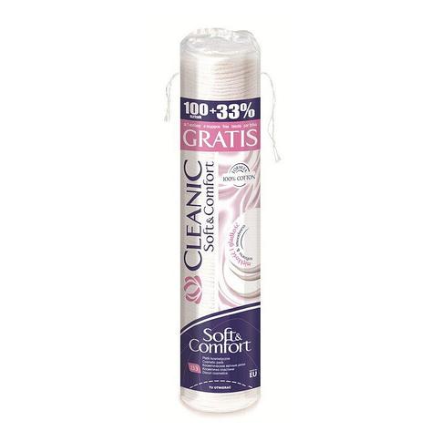 Ватные диски Cleanic SOFT& COMFORT , 100 шт, фото 2
