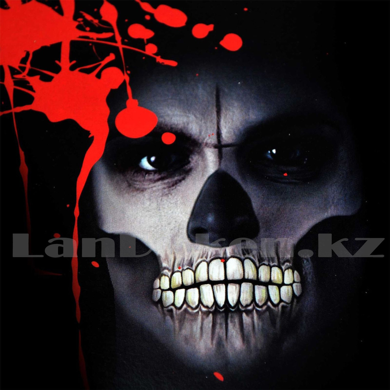 Временная татуировка на Хэллоуин в виде рта + крестовый шрам M-11