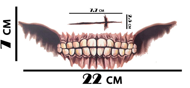 Vremennaya tatuirovka na Hellouin