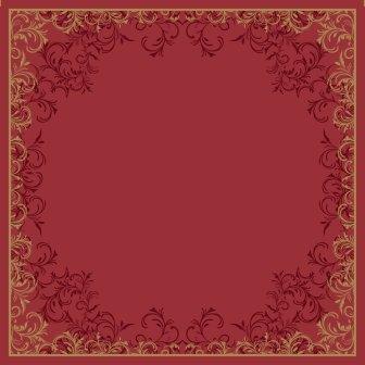 Скатерть 84х84см, DUNICEL, "Grace Bordeaux", Бумага, фото 2