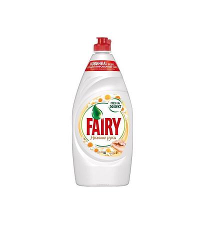 Средство д/мытья посуды "FAIRY НЕЖНЫЕ РУКИ РОМАШКА + витамин Е", 0,9 л., фото 2