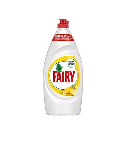 Средство д/мытья посуды "FAIRY ОКСИ СОЧНЫЙ ЛИМОН", 0,9 л., фото 2