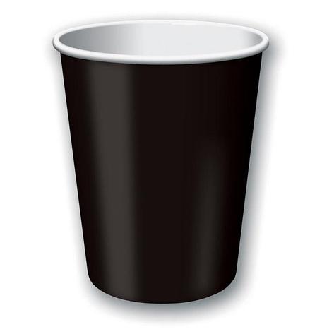 Стакан для холодных и горячих напитков, 0.1л, Рисуем мелом, чёрный, картон, 50 шт, фото 2