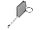 Брелок-рулетка Дюйм, 1 м., серый (артикул 715980), фото 2