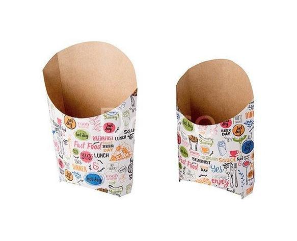 Коробка д/картоф фри, ECO FRY ENJOY M д/фри, картон , 1000 шт, фото 2