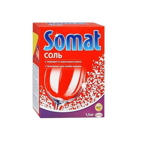 Соль для ПММ Somat, 1.5 кг, фото 2